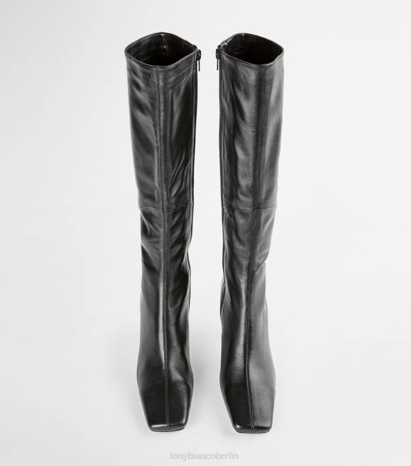 kniehohe Stiefel| de Tony Bianco Frauen Fantasy-Kalbsstiefel schwarzes Venedig 4624410